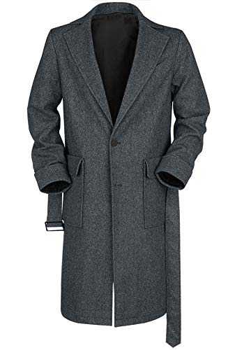 All Link Lapel Collar Fantastic Eddie Wool Mens Coat for Winter