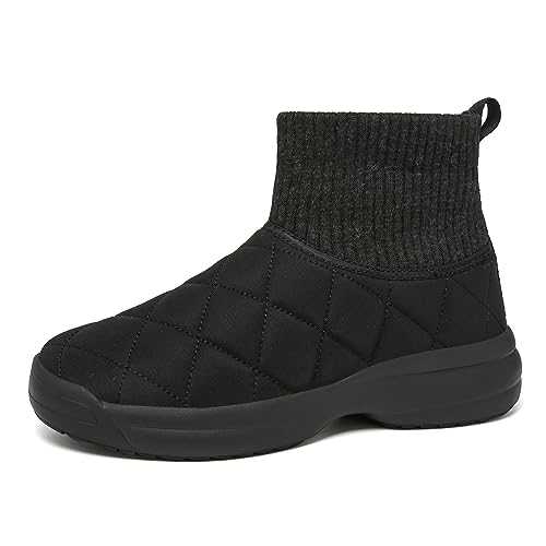 Ulogu Winter Boots For Women Warm Fur Lined Waterproof Snow Boots Ladies Non-Slip Outdoor Shoes