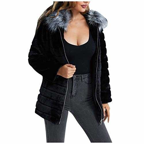 Women's Teddy Coat Solid Color Hooded Teddy Coat Stylish Versatile Winter Warm And Comfortable Plush Coat