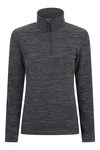 Mountain Warehouse Snowdon Womens Full Zip Fleece - Lightweight Ladies Sweater Top, Breathable Baselayer, Antipill - Best for Winter, Camping & Hiking