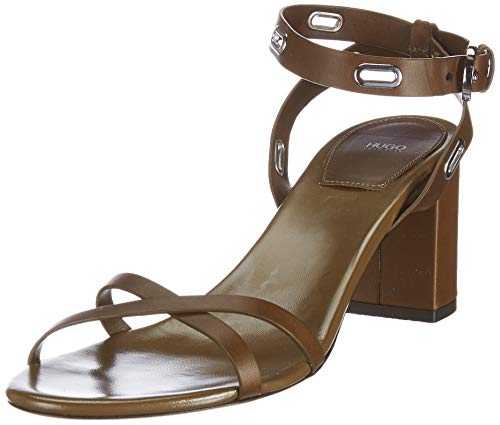 HUGO women's Kimley Sandal 60-C, Medium Green315, 8 UK