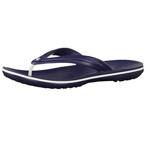Unisex Crocband Flip Flip Flops, Navy, 10 UK Men/ 9 UK Women