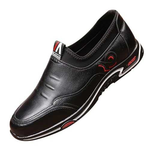 Mens Loafers Oxfords Casual Leather Shoes Moccasins Formal Shoes Breathable Driving Shoes Comfort Fashion Walking Flat Comfy Slip on Business Dress Shoes UK Size
