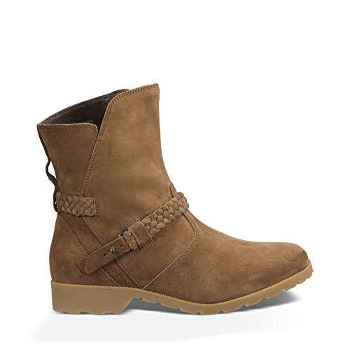 Women's Delavina Low Suede Mid Calf Boot, Desert Taupe, 5 Medium US, AD Template Size