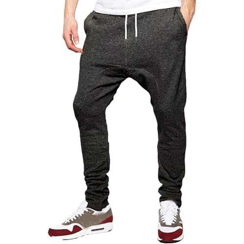 Owasi Mens Sports Casual Slim Fit DROP CROTCH Fitness Dancing Trousers Tracksuit Bottom Workout Casual Gym Joggers Boys