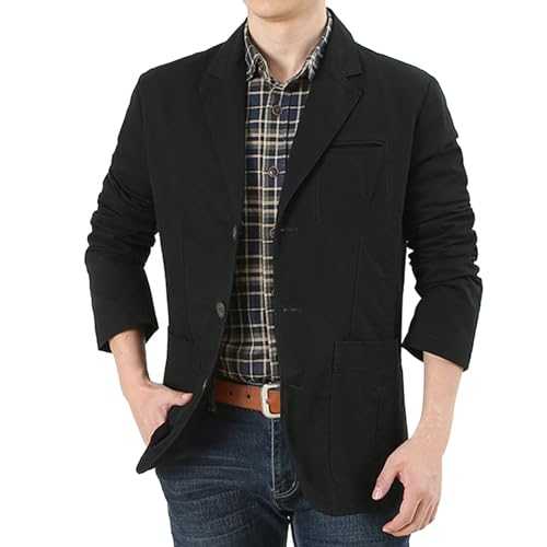 Men's Suits Notch Lapel Three Button Slim Fit Lightweight Vintage Long Sleeve Suit Coat Party Long Sleeve Blazer Relaxed Style for Formal and Leisure Occasions