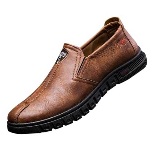 Men's Oxfords Formal Dress Shoes UK Mens Leather Loafers Mens Black Slip On Smart Shoe Men Office Shoe Wedding Shoes Derby Formal Shoes Clearance Shoes Brogue Dress Business Shoes