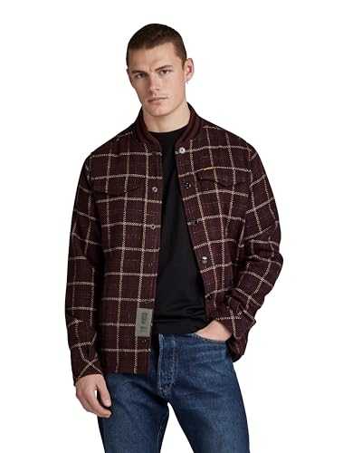 G-STAR Men's Bomber Collar Overshirt
