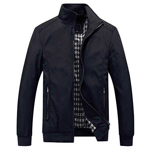 YOUTHUP Mens Summer Bomber Jackets Casual Lightweight Windbreaker Sports Jacket Cargo Outwear