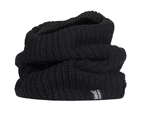 HEAT HOLDERS - Mens Thick Winter Warm Fleece Lined Chunky Knit Thermal Neck Warmer