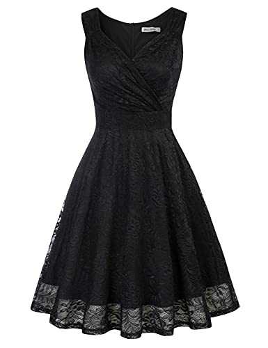 GRACE KARIN Women Sequin Dresses Ladies V-Neck Sleeveless Sparkly Dress Wrapped Dinner Party Festival Dress