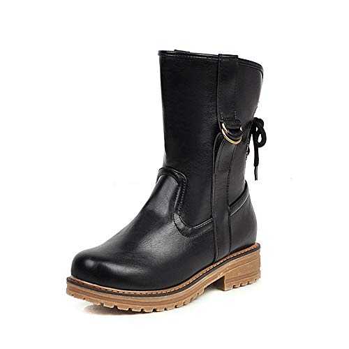 StyliShoes Women Ankle Cowboy Boots with Low Heel
