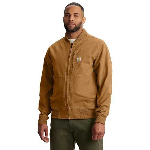 Carhartt Men's Rugged Flex Duck Relaxed Fit Bomber Jacket