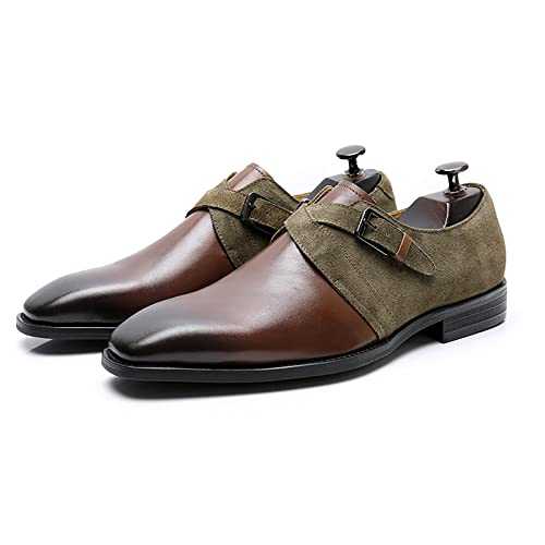 Men's Loafers Slip On Leather Driving Shoes Dress Formal Shoes Comfortable Wedding Shoes Non Slip Business Oxford Shoes
