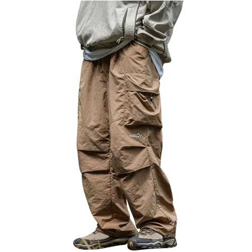 Slxbear Men's Cargo Trousers Men's Tracksuit Bottoms Trousers for Men Jogger Pant Work Trousers Men Pants Casual Cargo Pants Baggy Combat Trousers Pockets