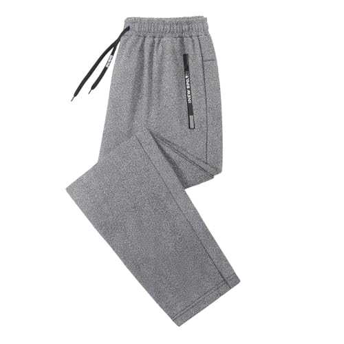 Tracksuit Bottoms for Men Joggers Slim Fit Jogging Bottoms Zip Pockets Tracksuit Bottoms Pants Track Pants for Men Sports Sweatpants Long Jogging Training Trousers Yoga Trousers