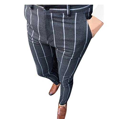 Men's Dress Pants Slim Fit Mens Work Trousers Business Suit Trousers Printing Men Pants Flat Front Business Trousers Casual Slim Fit Men's Pants Casual Skinny Fit Color Block Pencil Dress Trousers