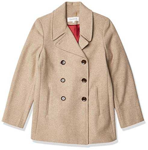 Calvin Klein Women's Double Breasted Peacoat Pea Coat,