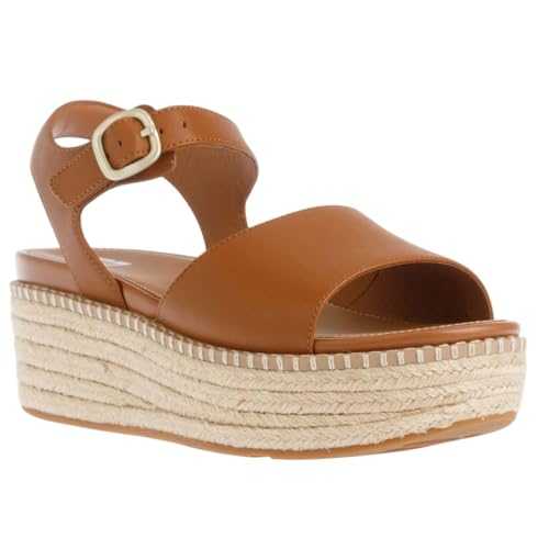 Eloise Back Strap Espadrille Sandals UK 7 Tan