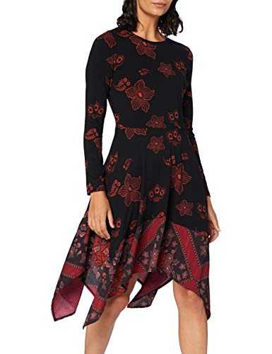 Desigual Women's Vest_Chicago Casual Dress, red, M