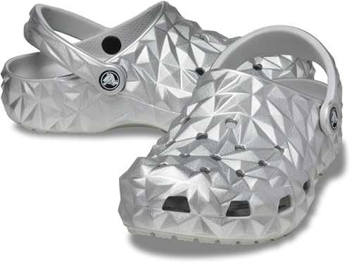 CLS Unisex Adult SIL CLS Metallic Geometric Clog SIL