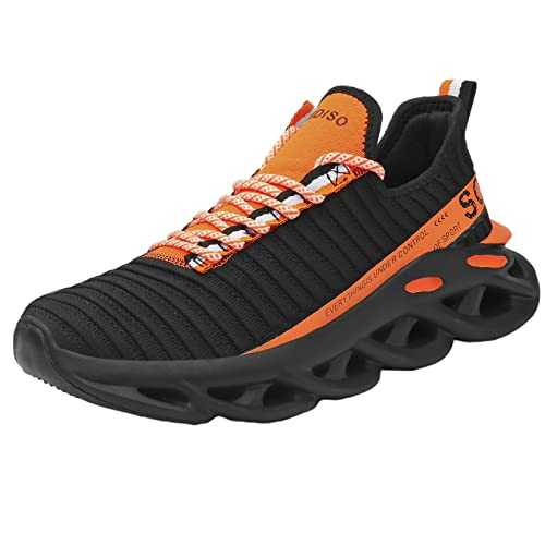 Fushiton Mens Fashion Trainers Running Shoes Casual Sneakers Sport Shoe Athletic Walking Breathble Lightweight Comfortable