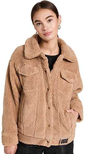 UGG Women's Frankie Sherpa Trucker Jacket Coat