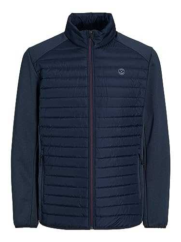 JACK & JONES Men's Jjemulti Quilted Collar Noos Jacket