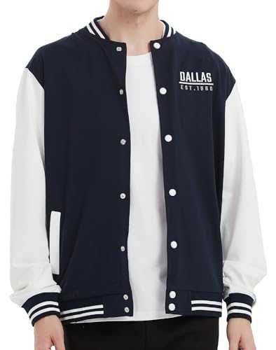 CLOR CITY CLASSIC Men's Women's Sport Jacket Casual Bomber Jacket Windbreaker Lightweight Sweatshirt Coat Jacket
