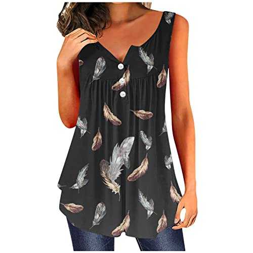 Workout Tops for Women UK Sexy Tops for Women Pleated Smock Button Up Swing Women's V Neck T Shirts Short Sleeve Elegant Yoga Tops for Women UK Hawaiian Shirt Holiday Clothes for Women UK