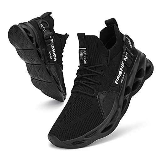 Nihaoya Mens Tennis Shoes Breathable Athletic Sneakers Lightweight Sport Shoes for Workout Walking