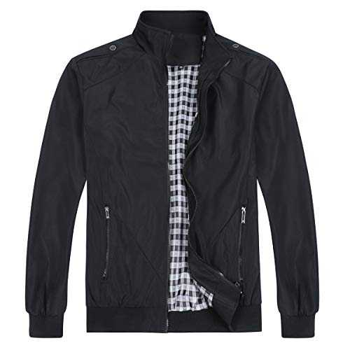 Mens Summer Bomber Jackets Baseball Lightweight Jacket Windbreaker Coat Sports Jacket
