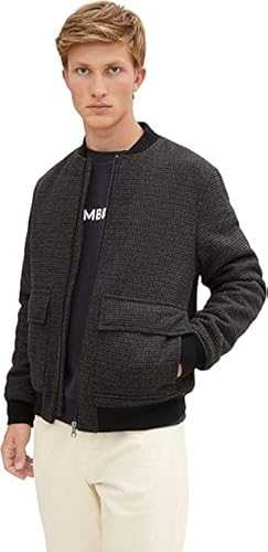 Tom Tailor Denim Men's Bomber Jacket with Wool