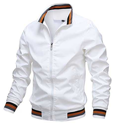Panegy Men's Casual Stylish Sports Jacket Outdoor Windbreaker Jacket Warm Coat with/without Fleece