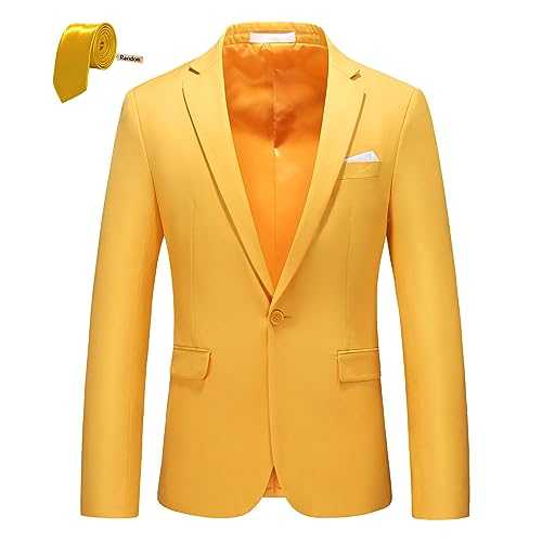 Mens Blazer Slim Fit Sport Coats 26 Colors Suit Jacket for Daily Business and Prom Party