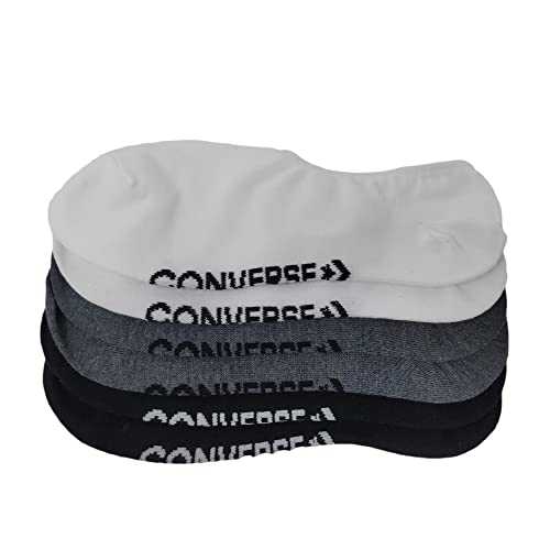 Men's 3 Pack Flat Knit Ultra Low Socks No Show Made For Chucks Shoe Size 6-12