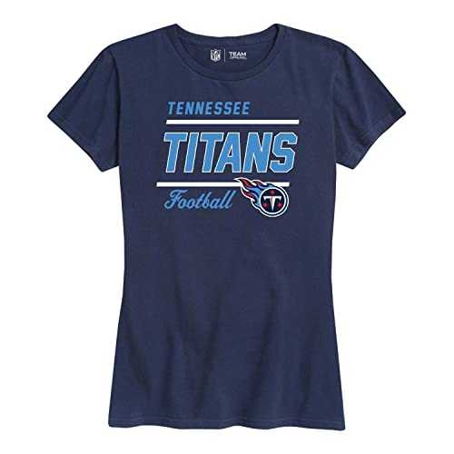 Team Fan Apparel NFL Gameday Women's Relaxed Fit T-Shirt - Rib Neck Contour - Tagless Short Sleeve Tee - Stay Cool & Stylish