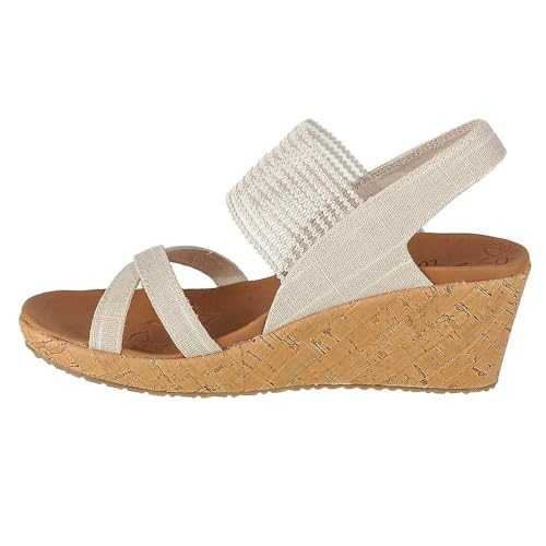 Women's Beverlee-High Tea Wedge Sandal Natural 9.5 Wide