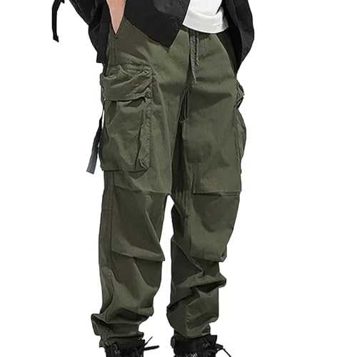 TOPJIAO Men's Cargo Pants Mens Workwear Waist Extender for Trousers Work Trousers Men Stretch Fit Electrician Trousers Tactical Trousers Men Summer Work Trousers Men