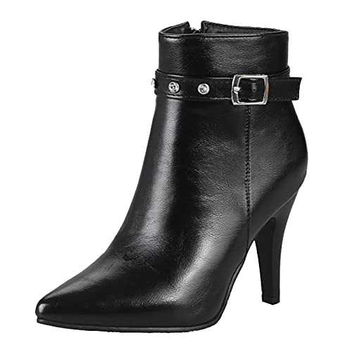 Fashion Ankle Boots with Thin Heel and Pointed Toe All Match Working Boots for Fashion Women