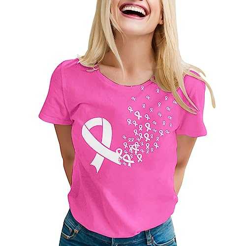 wear it pink t shirtsBreast Cancer T Shirts Women Pink Ribbon T Shirt Breast Cancer Awareness Month T-Shirt