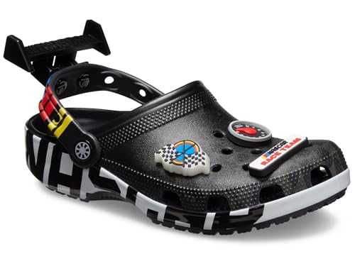 Unisex-Adult Nascar Classic Clog, Black, 8 UK Men / 10.5 UK Women