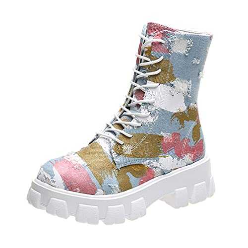 Summer Ankle Boots, Women's Western Ankle Boots, Boot Socks, Small Heel, Lace-Up Boots, Vintage Wellington Boots, Women's Flat Cowboy Boots, Ankle Boots with Block Heel