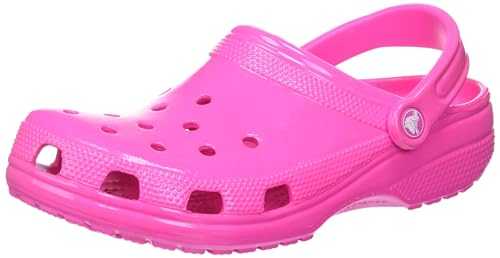 Unisex Classic Clogs, Neon HL (Pink Crush), 8 UK Men/ 9 UK Women UK