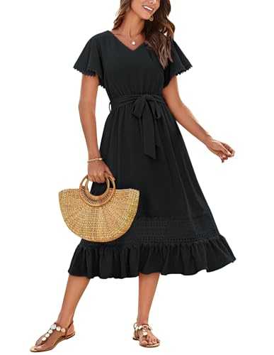 GRACE KARIN Women's Summer Dress A-Line V-Neck A-Line Cocktail Casual