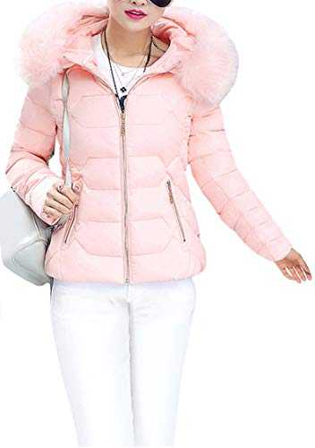 TYQQU Women Winter Warm Jacket Faux Fur Casual Parka Coat Outdoor Jacket