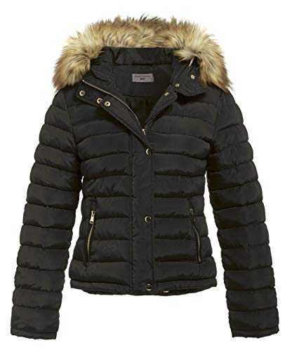 SS7 Women's Padded Winter Quilted Fur Parka Jacket, Sizes 8 to 16