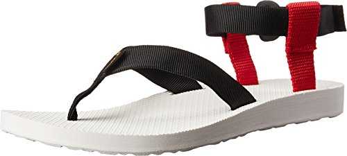 Women's Original Sport Ankle Strap Sandal, Black/Red, 5 Medium US, 5 M