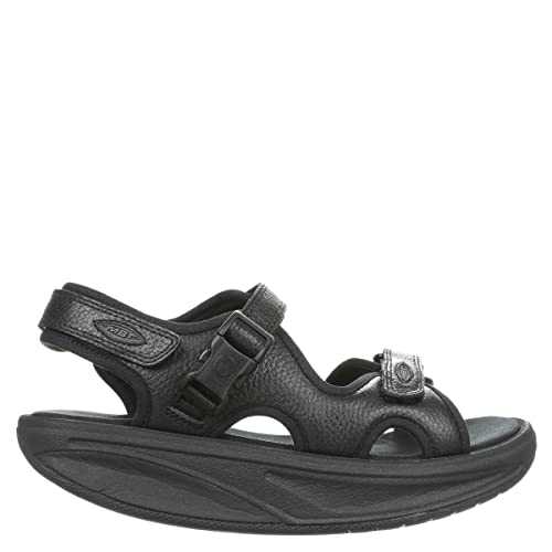 MBT Women's Kisumu Classic W Sneaker, Black Nubuck, 7 UK