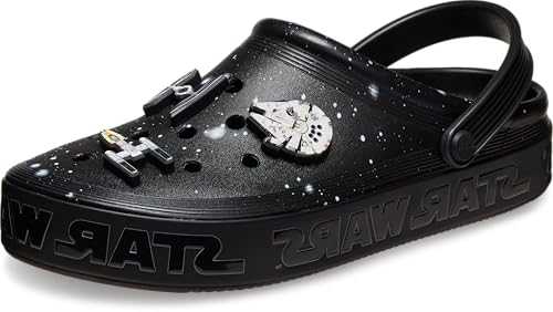 Men's Star Wars Clogs, Baby Yoda, Grogu The Child Shoes Court Black